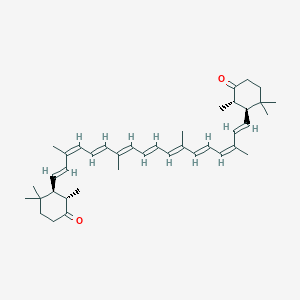 molecular formula C40H56O2 B1245498 Cucumariaxanthin A 