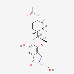 molecular formula C27H37NO6 B1245499 Memnobotrin B 