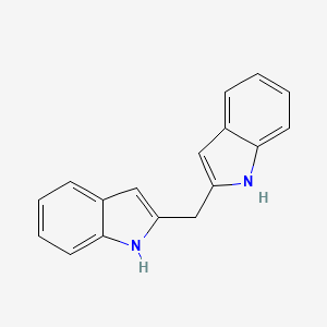 molecular formula C17H14N2 B1245500 2-(1H-indol-2-ylmethyl)-1H-indole 