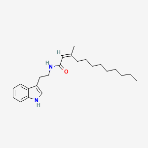 molecular formula C23H34N2O B1245516 Granulatamides A 
