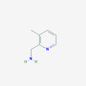 molecular formula C7H10N2 B124552 (3-甲基吡啶-2-基)甲胺 CAS No. 153936-26-6