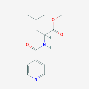 methyl N-(pyridin-4-ylcarbonyl)leucinate