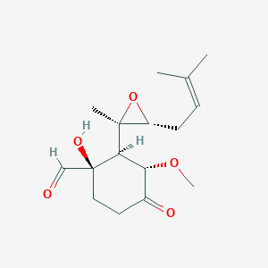 molecular formula C16H24O5 B1245521 Fumagalone 