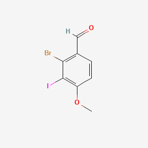 2-Bromo-3-iodo-4-methoxybenzaldehyde