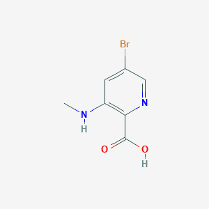 5-Bromo-3-(methylamino)picolinic acid