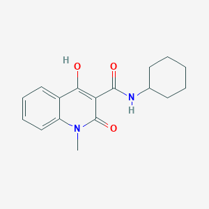 N-cyclohexyl-4-hydroxy-1-methyl-2-oxo-1,2-dihydroquinoline-3-carboxamide