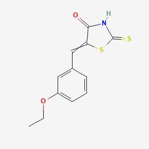 (5E)-5-(3-ethoxybenzylidene)-2-mercapto-1,3-thiazol-4(5H)-one