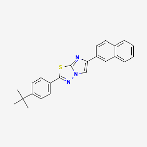 2-(4-Tert-butylphenyl)-6-(naphthalen-2-yl)imidazo[2,1-b][1,3,4]thiadiazole