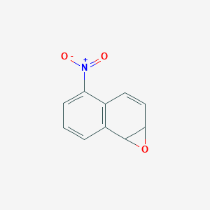 molecular formula C10H7NO3 B1245528 1-硝基萘-5,6-氧化物 