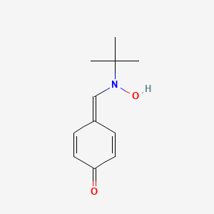 molecular formula C11H15NO2 B1245540 4-羟基苯基-N-叔丁基亚硝基酮 