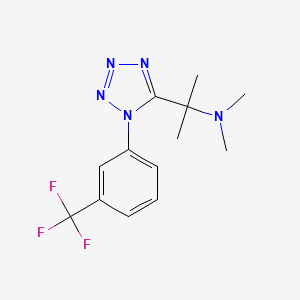 N,N-dimethyl-2-{1-[3-(trifluoromethyl)phenyl]-1H-tetrazol-5-yl}propan-2-amine