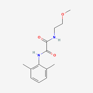 molecular formula C13H18N2O3 B12455451 N-(2,6-dimethylphenyl)-N'-(2-methoxyethyl)ethanediamide 