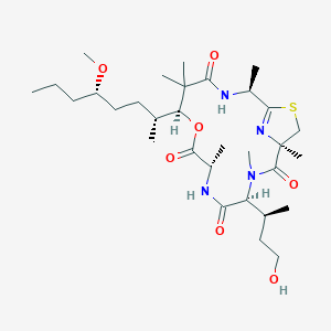 molecular formula C31H54N4O7S B1245552 哈利派汀 A 