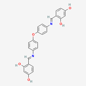 4,4'-{oxybis[benzene-4,1-diylnitrilo(E)methylylidene]}dibenzene-1,3-diol