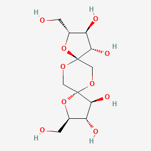 molecular formula C12H20O10 B1245558 双-D-果糖 2',1:2,1'-二酐 