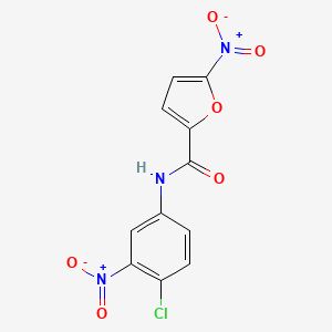 N-(4-chloro-3-nitrophenyl)-5-nitrofuran-2-carboxamide