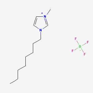 molecular formula C12H23BF4N2 B1245562 1-甲基-3-辛基咪唑四氟硼酸盐 CAS No. 244193-52-0