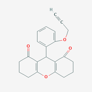 9-[2-(prop-2-yn-1-yloxy)phenyl]-3,4,5,6,7,9-hexahydro-1H-xanthene-1,8(2H)-dione