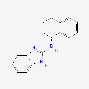 molecular formula C17H17N3 B1245572 Unii-stf2BZ33XF CAS No. 875755-39-8