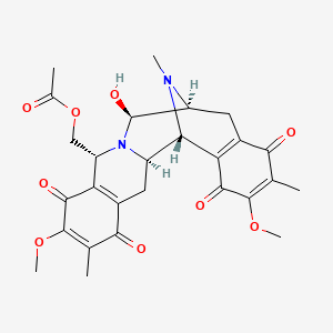molecular formula C27H30N2O9 B1245575 3-Epi-jorumycin 
