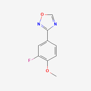 3-(3-Fluoro-4-methoxyphenyl)-1,2,4-oxadiazole