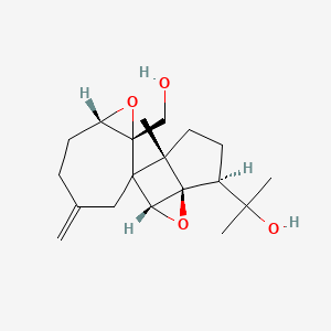 molecular formula C20H32O4 B1245593 Stolonidiol 