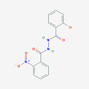 N'-(2-bromobenzoyl)-2-nitrobenzohydrazide