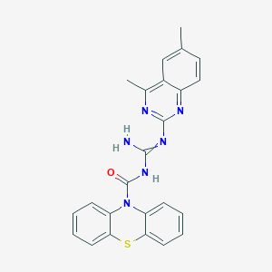 N-(4,6-dimethyl-2-quinazolinyl)-N''-(10H-phenothiazin-10-ylcarbonyl)guanidine