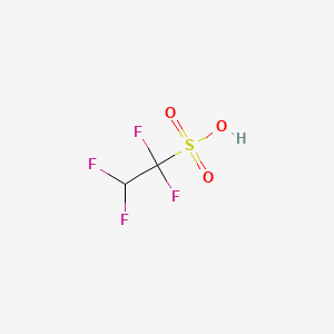 molecular formula C2H2F4O3S B1245598 1,1,2,2-四氟乙烷磺酸 CAS No. 464-14-2