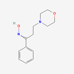 molecular formula C13H18N2O2 B12455987 3-Morpholino-1-phenylpropan-1-one oxime 