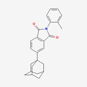 2-(2-methylphenyl)-5-(tricyclo[3.3.1.1~3,7~]dec-1-yl)-1H-isoindole-1,3(2H)-dione