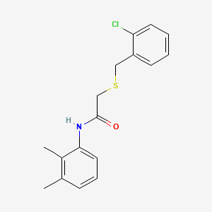 2-[(2-chlorobenzyl)sulfanyl]-N-(2,3-dimethylphenyl)acetamide