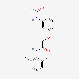 2-[3-(acetylamino)phenoxy]-N-(2,6-dimethylphenyl)acetamide