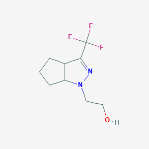 2-[3-(trifluoromethyl)-4,5,6,6a-tetrahydrocyclopenta[c]pyrazol-1(3aH)-yl]ethanol