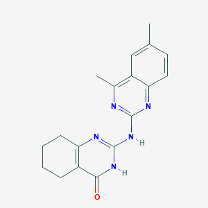 2-[(4,6-dimethylquinazolin-2-yl)amino]-5,6,7,8-tetrahydroquinazolin-4(1H)-one