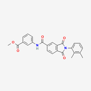 methyl 3-({[2-(2,3-dimethylphenyl)-1,3-dioxo-2,3-dihydro-1H-isoindol-5-yl]carbonyl}amino)benzoate