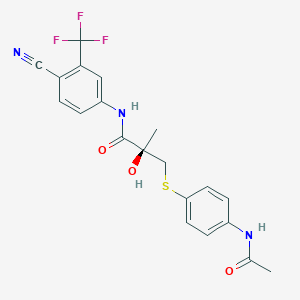 molecular formula C20H18F3N3O3S B1245642 Acetothiolutamide CAS No. 216665-38-2