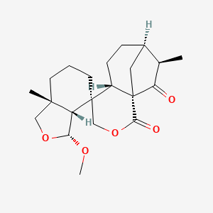 molecular formula C21H30O5 B1245652 鲁东宁 F 