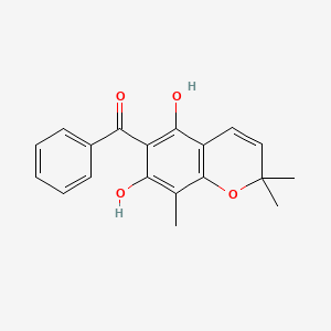 molecular formula C19H18O4 B1245653 Cariphenone A 