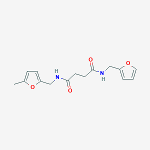 N-(furan-2-ylmethyl)-N'-[(5-methylfuran-2-yl)methyl]butanediamide