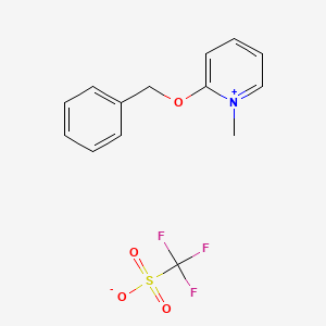 molecular formula C14H14F3NO4S B1245660 2-Benzyloxy-1-methylpyridinium triflate CAS No. 882980-43-0