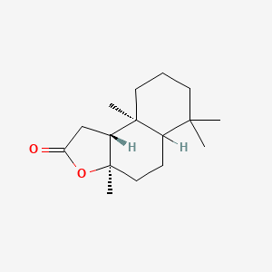 (3Ar,9aS,9bR)-3a,6,6,9a-tetramethyl-1,4,5,5a,7,8,9,9b-octahydrobenzo[e][1]benzofuran-2-one