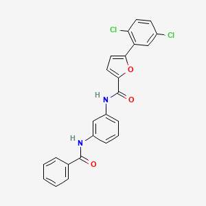 N-(3-benzamidophenyl)-5-(2,5-dichlorophenyl)furan-2-carboxamide