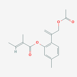 9-acetoxy-8,10-dehydrothymol 3-O-tiglate