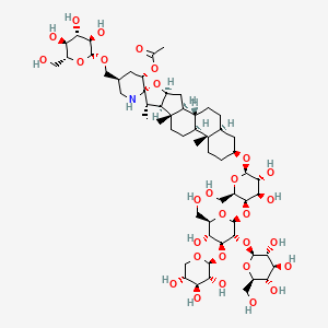 molecular formula C58H95NO29 B1245673 皂角苷A 
