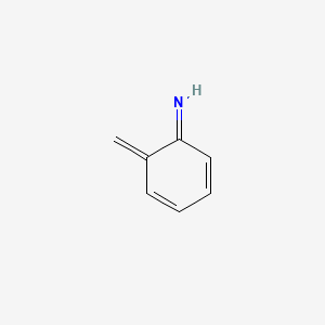 molecular formula C7H7N B1245675 6-Methylenecyclohexa-2,4-dienimine CAS No. 64372-87-8
