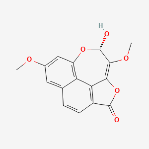 molecular formula C16H12O6 B1245681 Dioscorealide B 