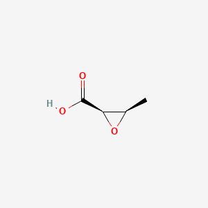 molecular formula C4H6O3 B1245683 3-Methylglycidic acid CAS No. 86561-72-0