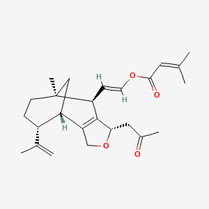 molecular formula C25H34O4 B1245687 Neovibsanin G 