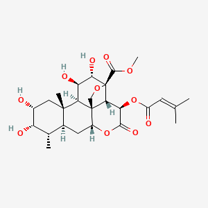 molecular formula C26H36O11 B1245688 Javanicolide C 